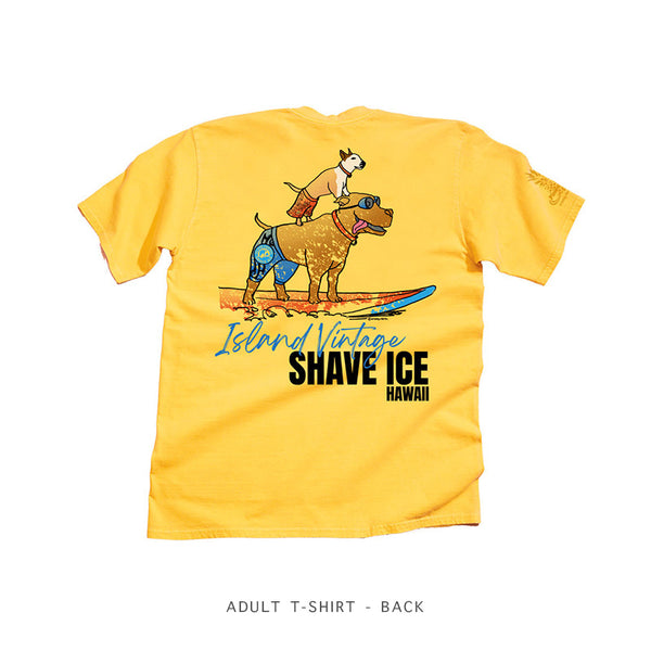 Surfing Dogs - Pineapple Dyed T-Shirt