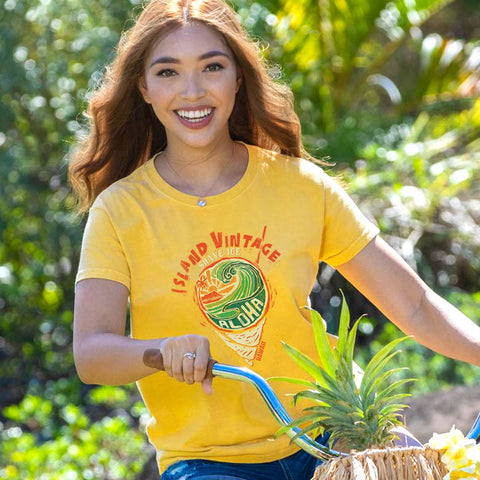 Scenic wave - Pineapple Dyed T-Shirt