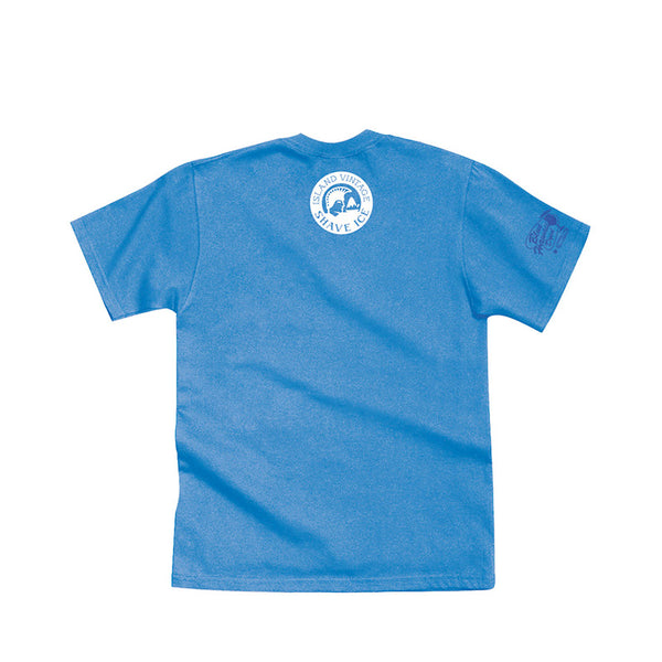 Shave Ice Band-Blue Hawaii Dyed T-Shirt