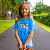 Shave Ice Band-Blue Hawaii Dyed T-Shirt